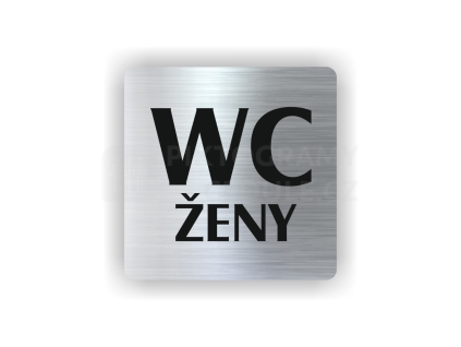 Cedule wc ženy | Piktogram (čtverec)