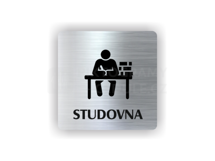 Cedule studovna | Piktogram (čtverec)