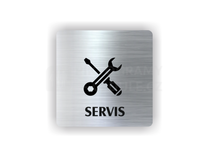 Cedule servis | Piktogram (čtverec)