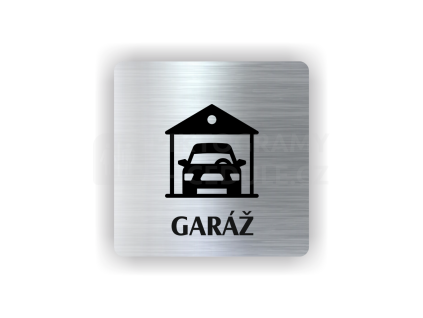 Cedule garáž | Piktogram (čtverec)