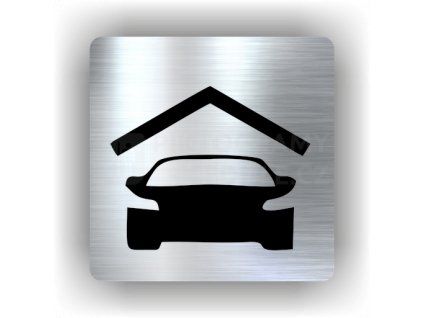 Cedule garáž – plast (piktogram)