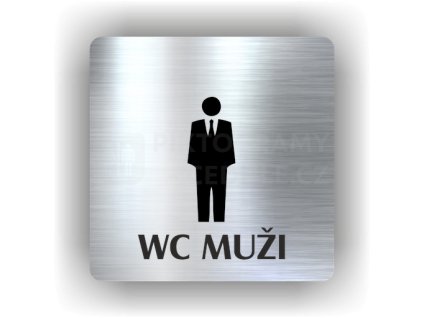 Piktogram - WC MUŽI