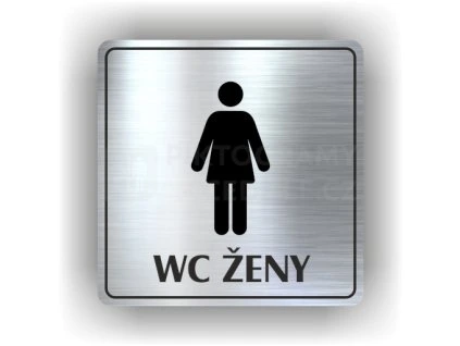 Cedule wc ženy – plast (piktogram)