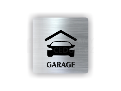 Cedule garage | Piktogram (čtverec)