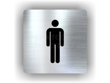 Cedule muži – plast (piktogram)