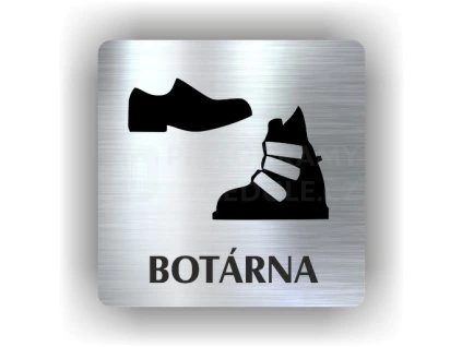 Cedule botárna – plast (piktogram)