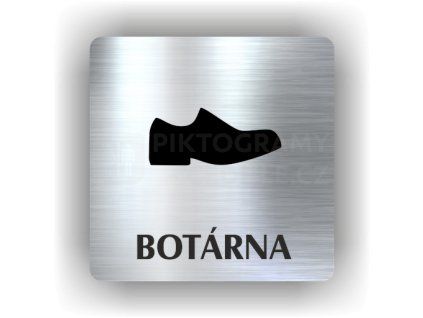 Cedule botárna – plast (piktogram)