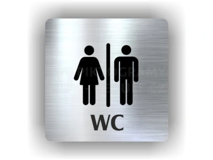 Cedule wc muži/ženy – plast (piktogram)