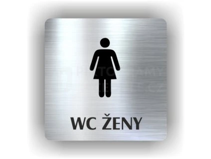 Cedule wc ženy – plast (piktogram)