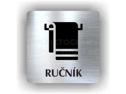 Cedule ručník – plast (piktogram)