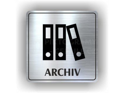 Cedule archív – plast (piktogram)