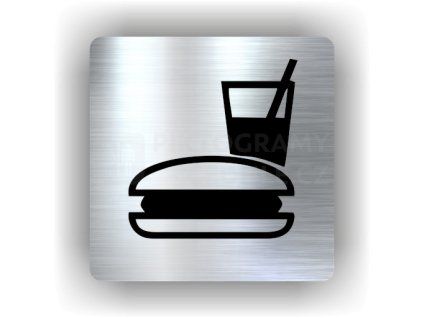 Cedule bufet – plast (piktogram)