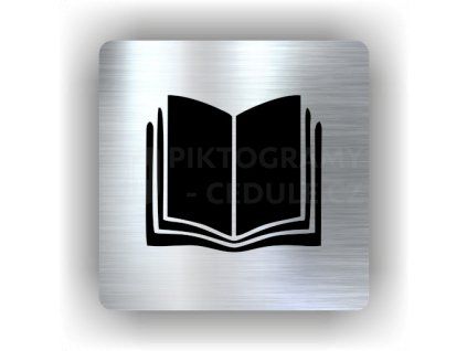 Cedule knihovna – plast (piktogram)