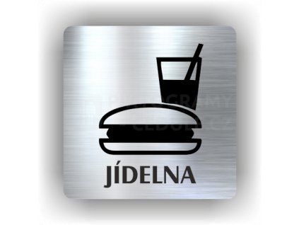Cedule jídelna – plast (piktogram)