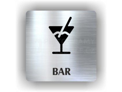 Cedule bar – plast (piktogram)