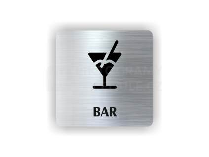 Cedule bar | Piktogram (čtverec)