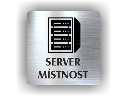 Cedule server místonst – plast (piktogram)