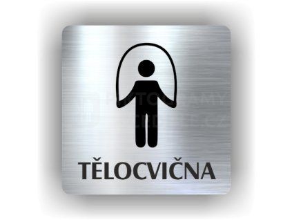 Cedule tělocvična – plast (piktogram)