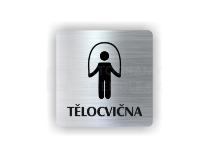 Cedule tělocvična | Piktogram (čtverec)