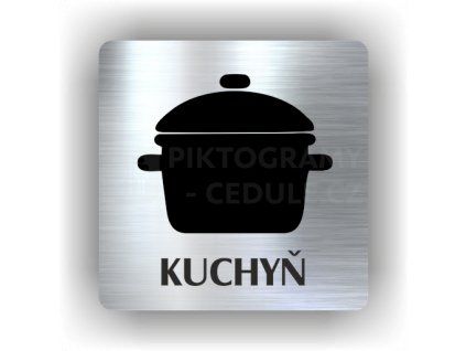 Cedule kuchyň – plast (piktogram)