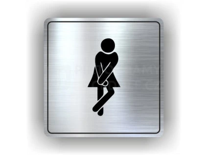 Cedule wc ženy – plast (piktogram)