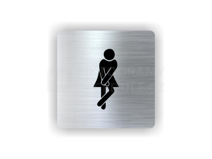 Cedule wc ženy | Piktogram (čtverec)
