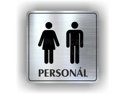 Cedule personál muži,ženy – plast (piktogram)