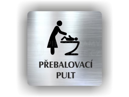 Cedule přebalovací pult – plast (piktogram)