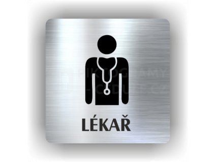 Cedule lékař | Piktogram (čtverec)