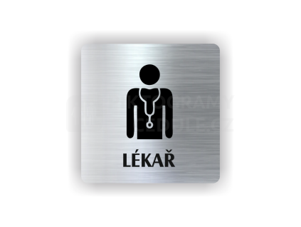 Cedule lékař | Piktogram (čtverec)