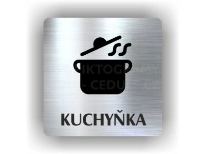 Cedule kuchyňka – plast (piktogram)