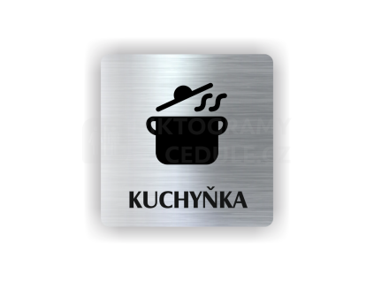 Cedule kuchyňka | Piktogram (čtverec)