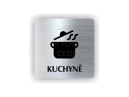 Cedule kuchyně | Piktogram (čtverec)