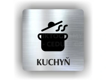 Cedule kuchyň – plast (piktogram)