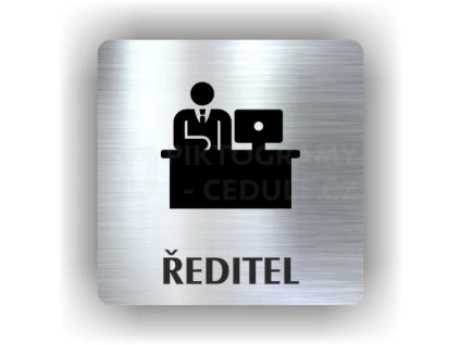 Cedule ředitel – plast (piktogram)