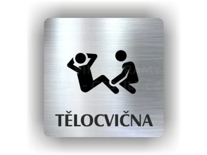 Cedule tělocvična – plast (piktogram)