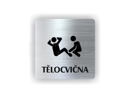 Cedule tělocvična | Piktogram (čtverec)