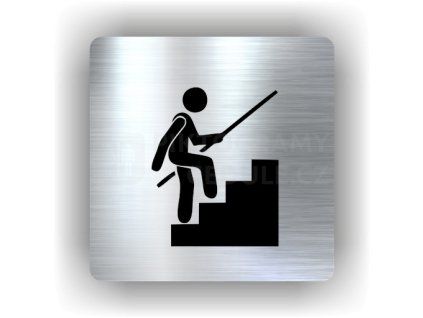 Cedule schodiště – plast (piktogram)