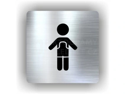 Cedule přebalovací pult – plast (piktogram)