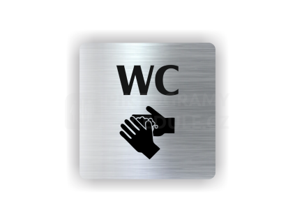 Cedule wc | Piktogram (čtverec)