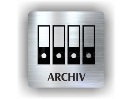 Cedule archiv – plast (piktogram)