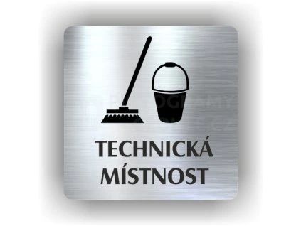 Cedule technická místnost – plast (piktogram)