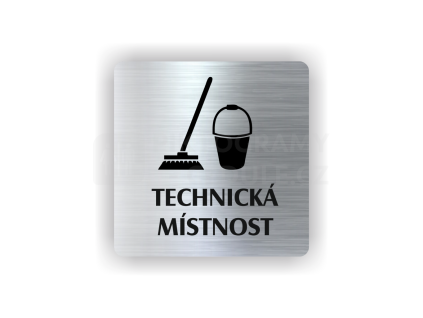 Cedule technická místnost | Piktogram (čtverec)