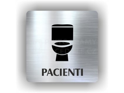 Piktogram - PACIENTI WC