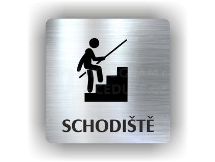 Cedule schodiště – plast (piktogram)