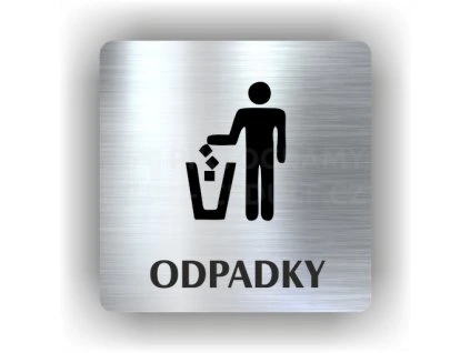 Cedule odpadky – plast (piktogram)