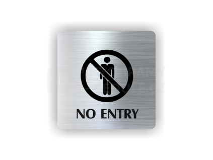 Cedule no entry | Piktogram (čtverec)
