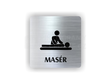 Cedule masér | Piktogram (čtverec)