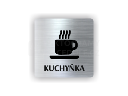 Cedule kuchyňka | Piktogram (čtverec)