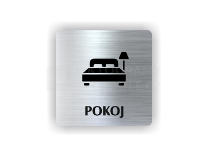 Cedule pokoj | Piktogram (čtverec)